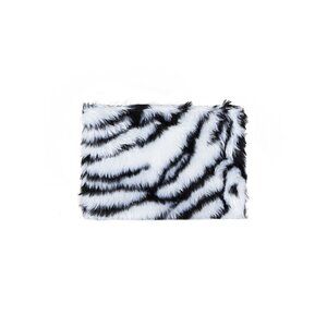 Luxe Fashion Classic Faux Fur Clutch | 1-Piece | Zebra